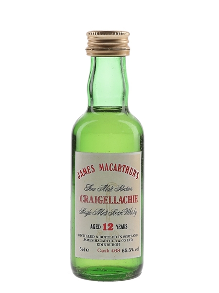 Craigellachie 12 Year Old Cask 468 James MacArthur's 5cl / 65.5%