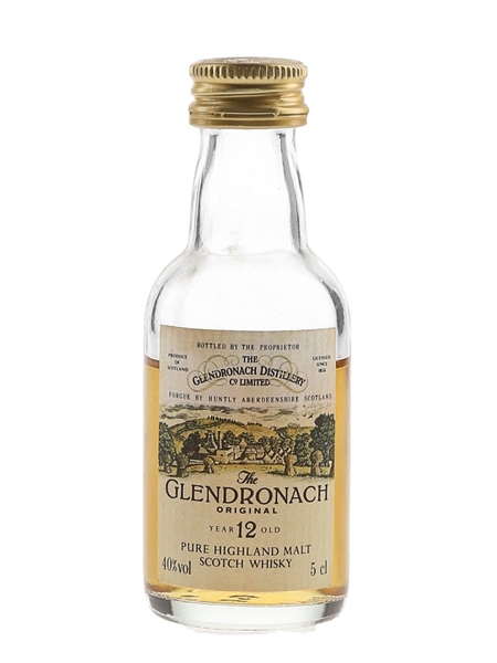 Glendronach 12 Year Old Original Bottled 1980s 5cl / 40%