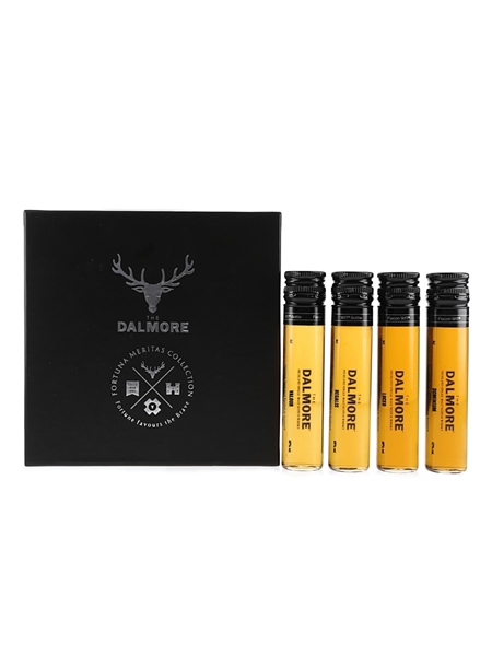 Dalmore Fortuna Meritas Collection Dominium, Luceo, Regalis, Valour 4 x 4cl