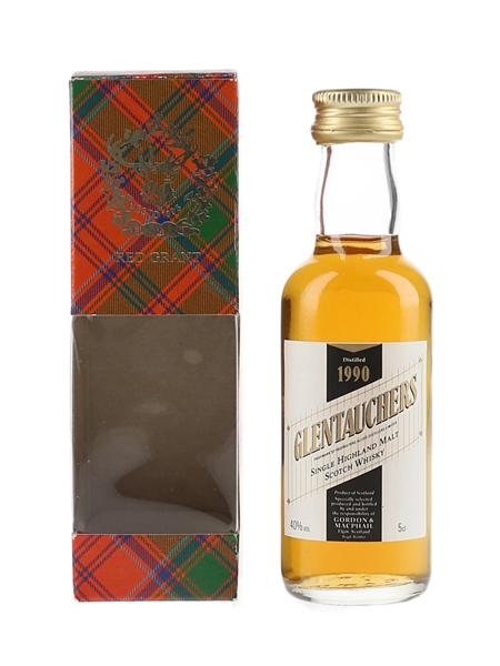 Glentauchers 1990 Bottled 2000s  - Gordon & MacPhail 5cl / 40%