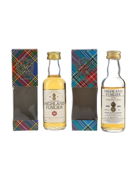 Highland Fusilier 8 Year Old & 25th Anniversary Blend  2 x 5cl / 40%