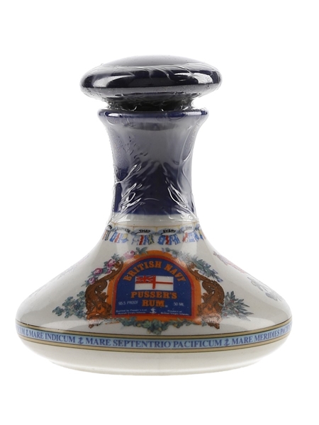 Pusser's British Navy Rum Nelson Ships' Decanter - Wade Ceramic Miniature 5cl / 47.75%