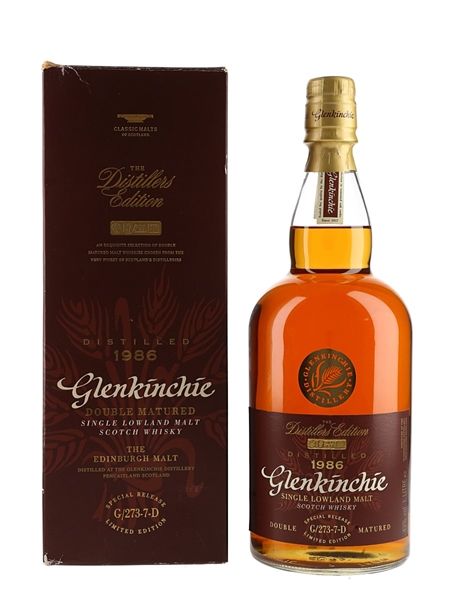 Glenkinchie 1986 Distillers Edition  100cl / 43%