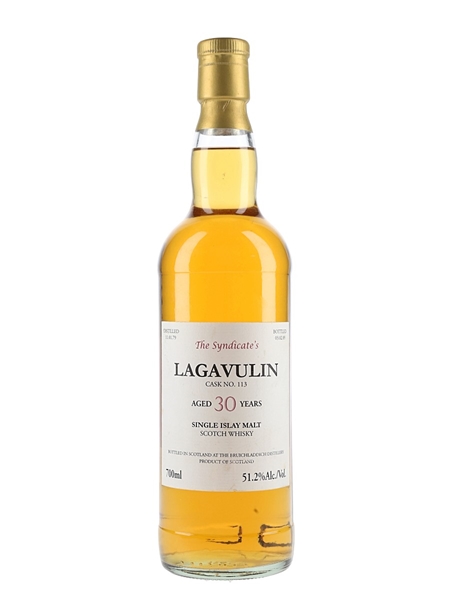 Lagavulin 1979 30 Year Old The Syndicate's Bottled 2009 70cl / 51.2%