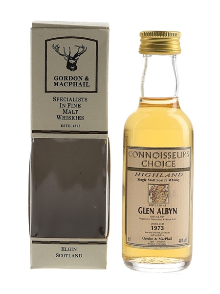 Glen Albyn 1973 Connoisseurs Choice Bottled 1990s - Gordon & MacPhail 5cl / 40%