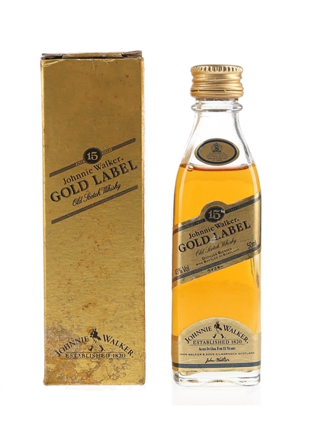 Johnnie Walker Gold Label 15年 Johnnie Walker Gold Label 15 Years 80'S