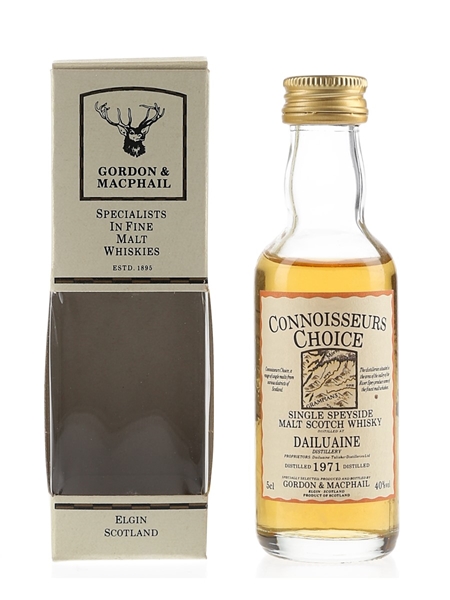 Dailuaine 1971 Connoisseurs Choice Bottled 1990s - Gordon & MacPhail 5cl / 40%