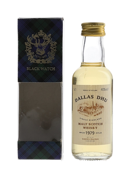 Dallas Dhu 1979 Bottled 1990s - Gordon & MacPhail 5cl / 40%