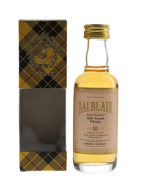 Balblair 10 Year Old Bottled 1990s - Gordon & MacPhail 5cl / 40%