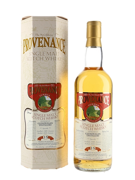 Glendullan 1985 15 Year Old Provenance Bottled 2000 - McGibbon's 70cl / 43%