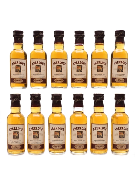 Aberlour 100 Proof Miniatures  12 x 5cl / 57.1%