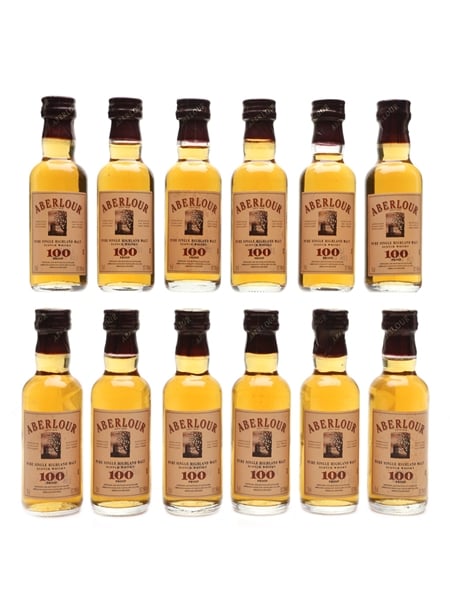 Aberlour 100 Proof Miniatures  12 x 5cl / 57.1%