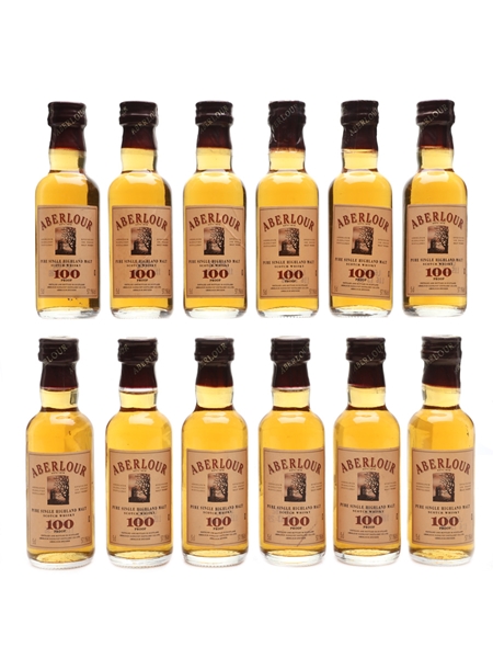 Aberlour 100 Proof Miniatures  12 x 5cl / 57.1%