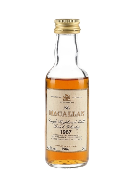 Macallan 1967 Bottled 1986 5cl / 43%