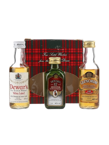 House Of Dewar's Set Bottled 1980s-1990s 3 x 5cl / 40%