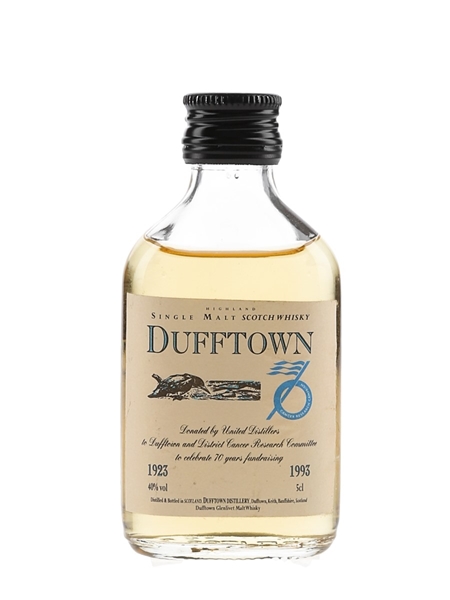 Dufftown Flora & Fauna Dufftown & District Cancer Reserch Campaign 1923-1993 5cl / 40%