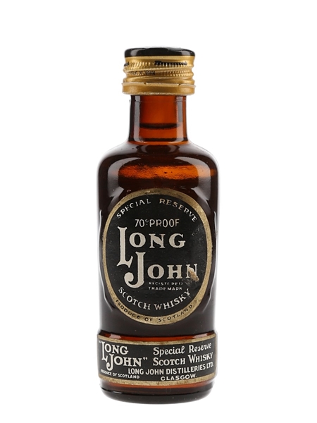 Long John Special Reserve Bottled 1960s-1970s 5cl / 40%