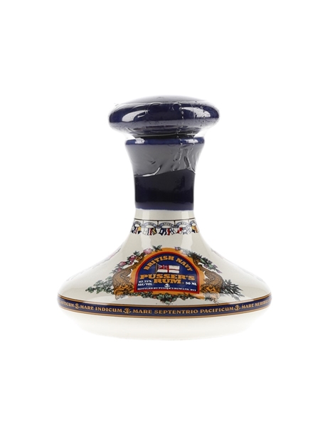 Pusser's British Navy Rum Nelson Ships' Decanter - Ceramic Miniature 5cl / 47.75%