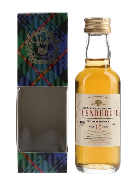 Glenburgie 10 Year Old Bottled 2000s - Gordon & MacPhail 5cl / 40%