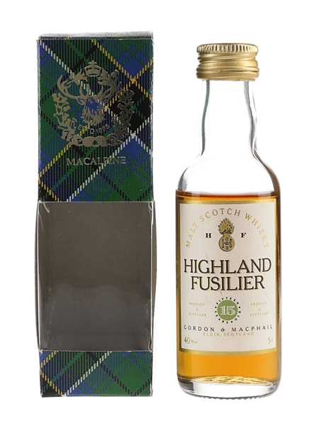 Highland Fusilier 15 Year Old Bottled 1989 - Gordon & MacPhail 5cl / 40%