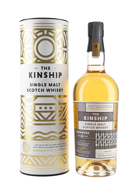 Bowmore 21 Year Old The Kinship Bottled for Feis Ile 2018 - Hunter Laing 70cl / 53.2%