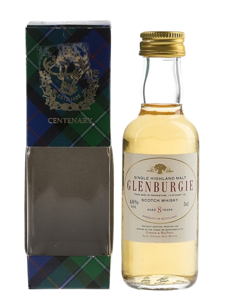 Glenburgie 8 Year Old Bottled 1990s - Gordon & MacPhail 5cl / 40%