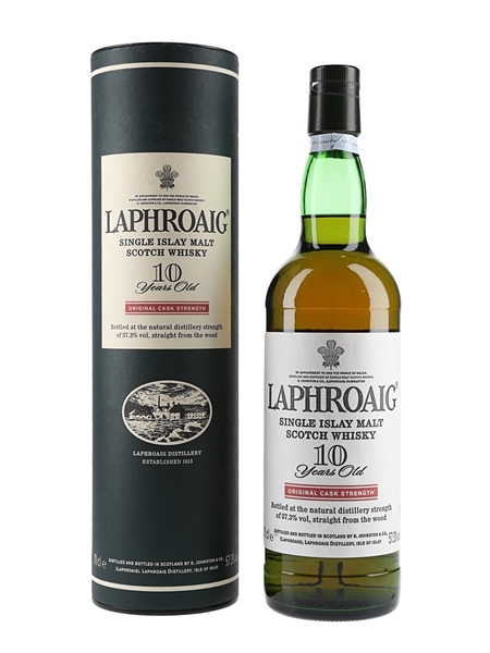 Laphroaig 10 Year Old Original Cask Strength Bottled 2000s 70cl / 57.3%