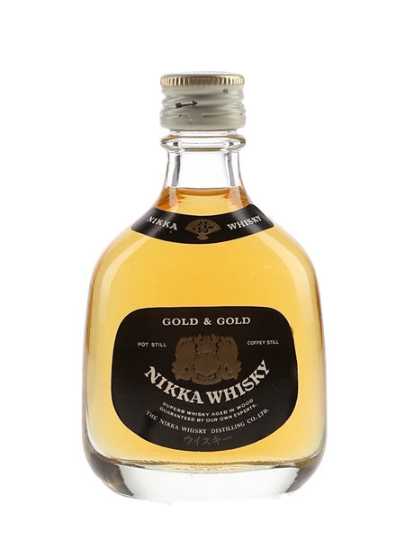 Nikka Gold & Gold Samurai Bottled 1990s 5cl / 43%