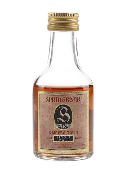 Springbank 30 Year Old Bottled 1990s 5cl / 46%