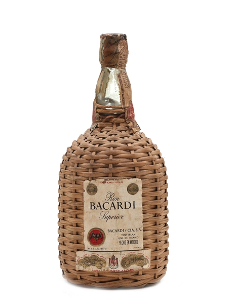 Bacardi Superior Rum Bottled 1960s - Mexico 25cl / 40%