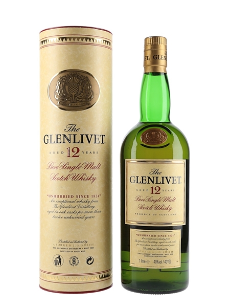 Glenlivet 12 Year Old Bottled 1990s 100cl / 40%