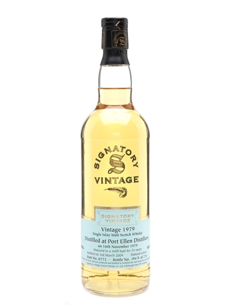 Port Ellen 1979 24 Year Old Bottled 2004 - Signatory Vintage 70cl / 43%