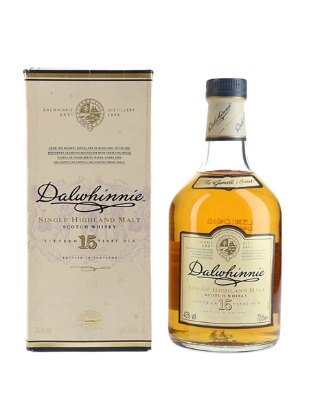 Dalwhinnie 15 Year Old Bottled 1990s 70cl / 43%