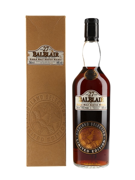 Balblair 1974 27 Year Old Sherry Cask Edition 70cl / 46%