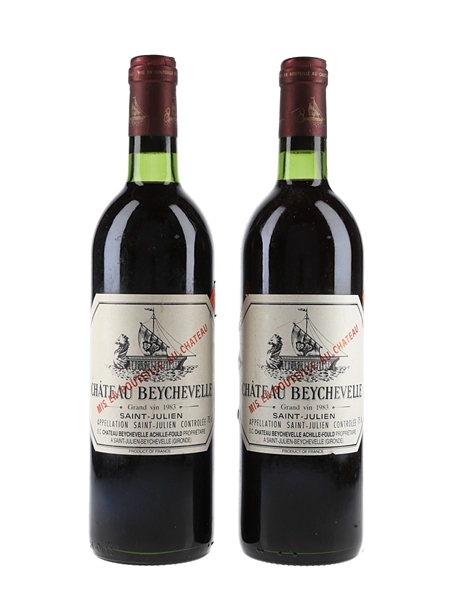 1983 Chateau Beychevelle Saint Julien 2 x 75cl