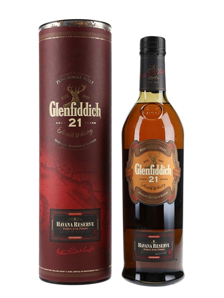 Glenfiddich 21 Year Old Havana Reserve Cuban Rum Finish 70cl / 40%