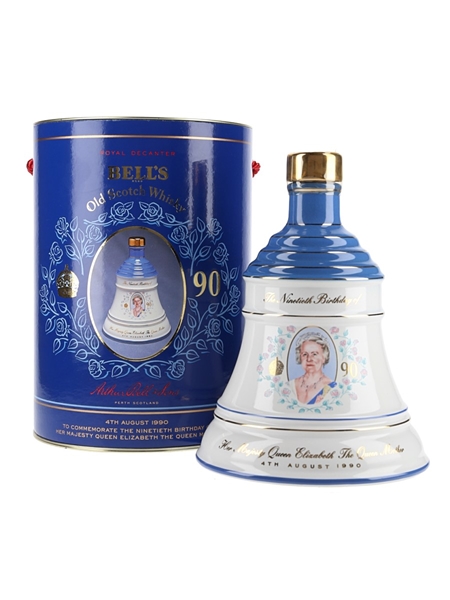 Bell's Ceramic Decanter The Queen Mother's 90th Birthday 75cl / 43%