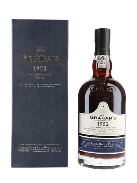 1952 Graham's Single Harvest Tawny Port Bottled 2012 - Diamond Jubilee Bottling 75cl / 20%