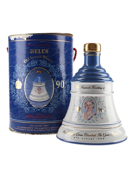 Bell's Ceramic Decanter The Queen Mother's 90th Birthday 75cl / 43%