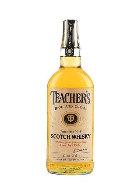 Teacher's Highland Cream Bottled 1980s 75cl / 40%