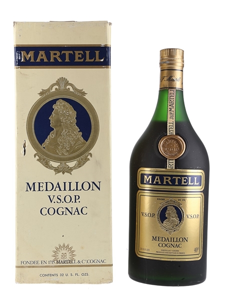 Martell Medaillon VSOP Cognac Bottled 1960s-1970s 94cl / 40%