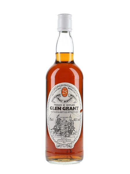 Glen Grant 25 Year Old Bottled 1980s - Gordon & MacPhail 75cl / 40%