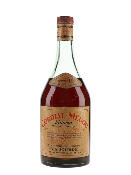 G A Jourde Cordial Medoc Bottled 1950s - Grande Marche Associate 75cl / 40%