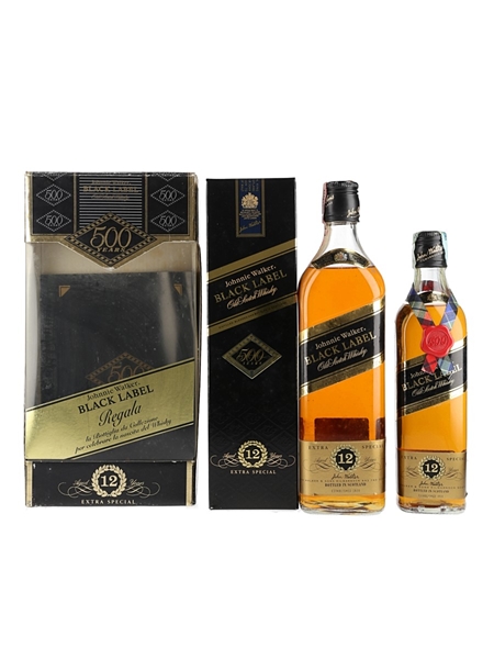 Johnnie Walker Black Label Regala 500 Years Of Scotch Whisky 35cl & 70cl / 40%