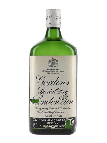 Gordon's Special Dry London Gin Bottled 1970s 75.7cl / 40%