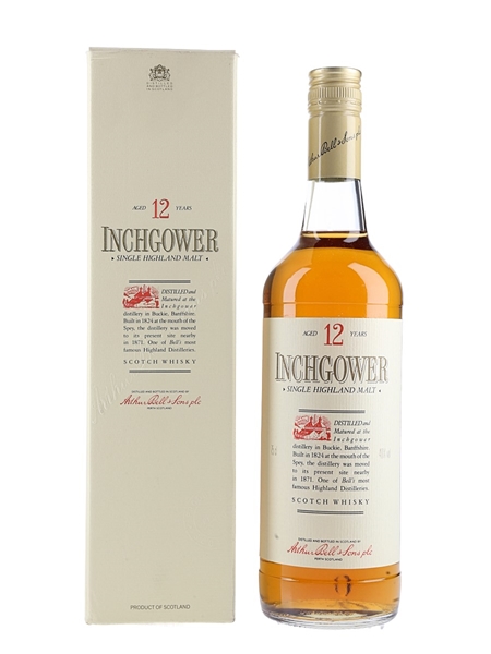 Inchgower 12 Year Old Bottled 1980s 75cl / 40%