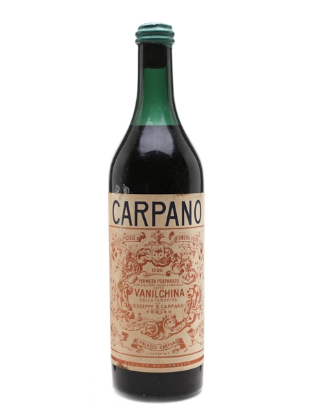 Carpano Vanilchina Vermouth Bottled 1950s 100cl / 16%