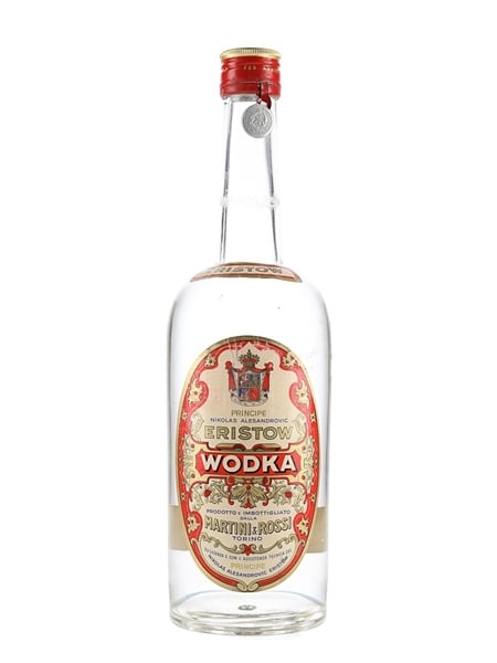 Eristow Wodka Bottled 1950s - Martini & Rossi 75cl / 40%