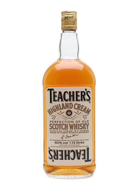 Teacher's Highland Cream Bottled 1980s 113cl / 40%