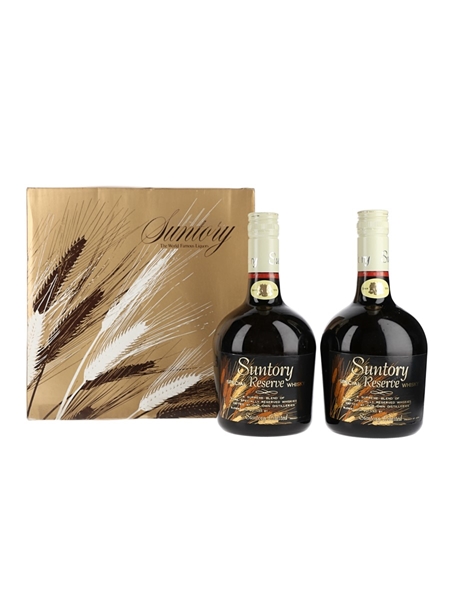 Suntory Special Reserve Gift Set Bottled 1980s 2 x 76cl / 43%